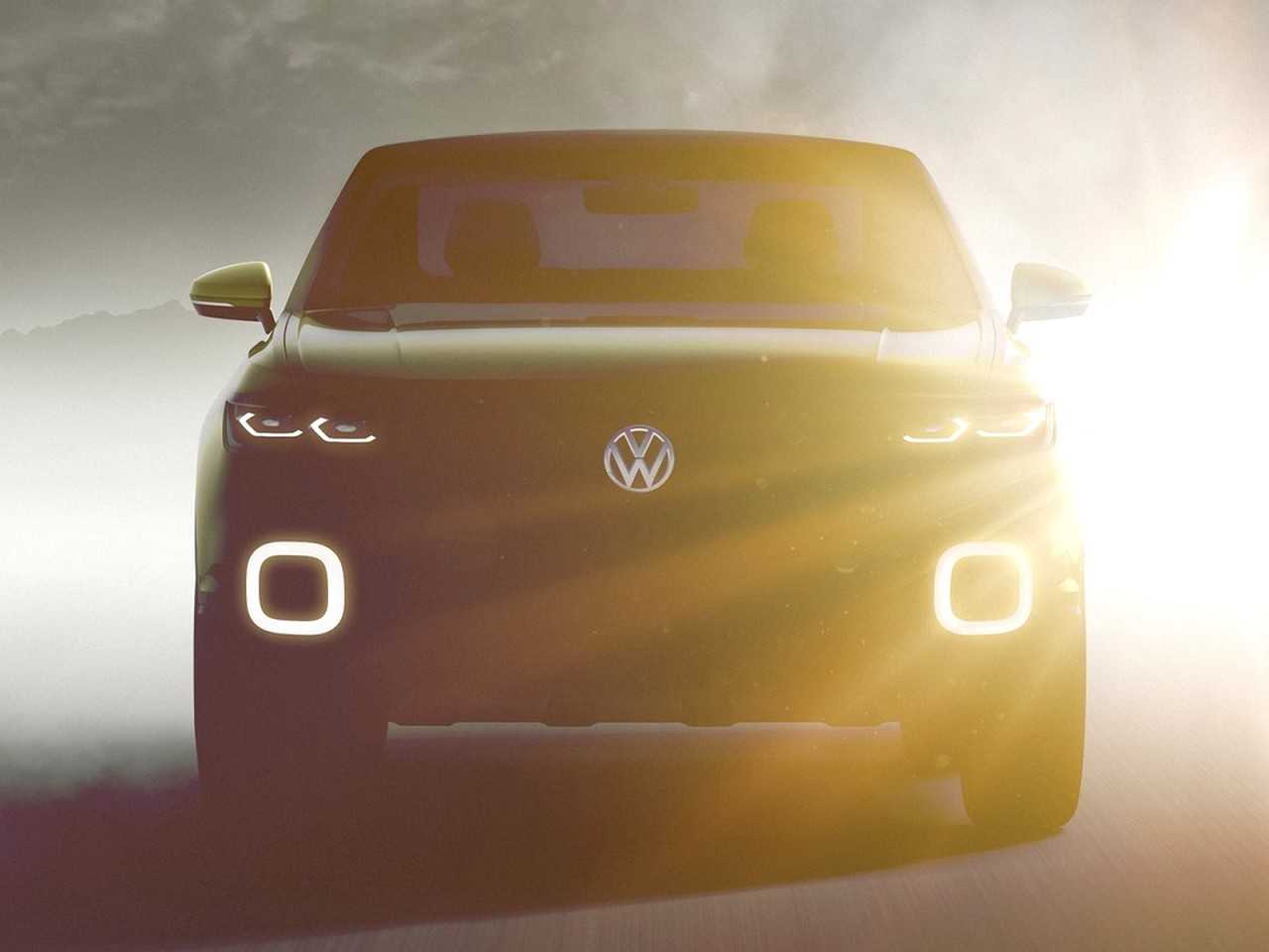 Teaser do novo crossover compacto da Volkswagen